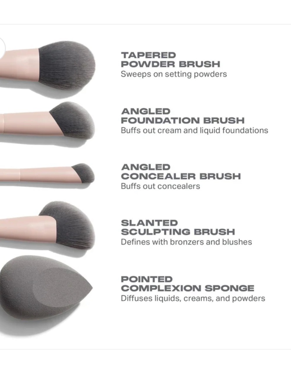 MORPHE FACE SHAPING ESSENTIALS BAMBOO & CHARCOAL-INFUSED FACE BRUSH SET - Picture 3 of 7